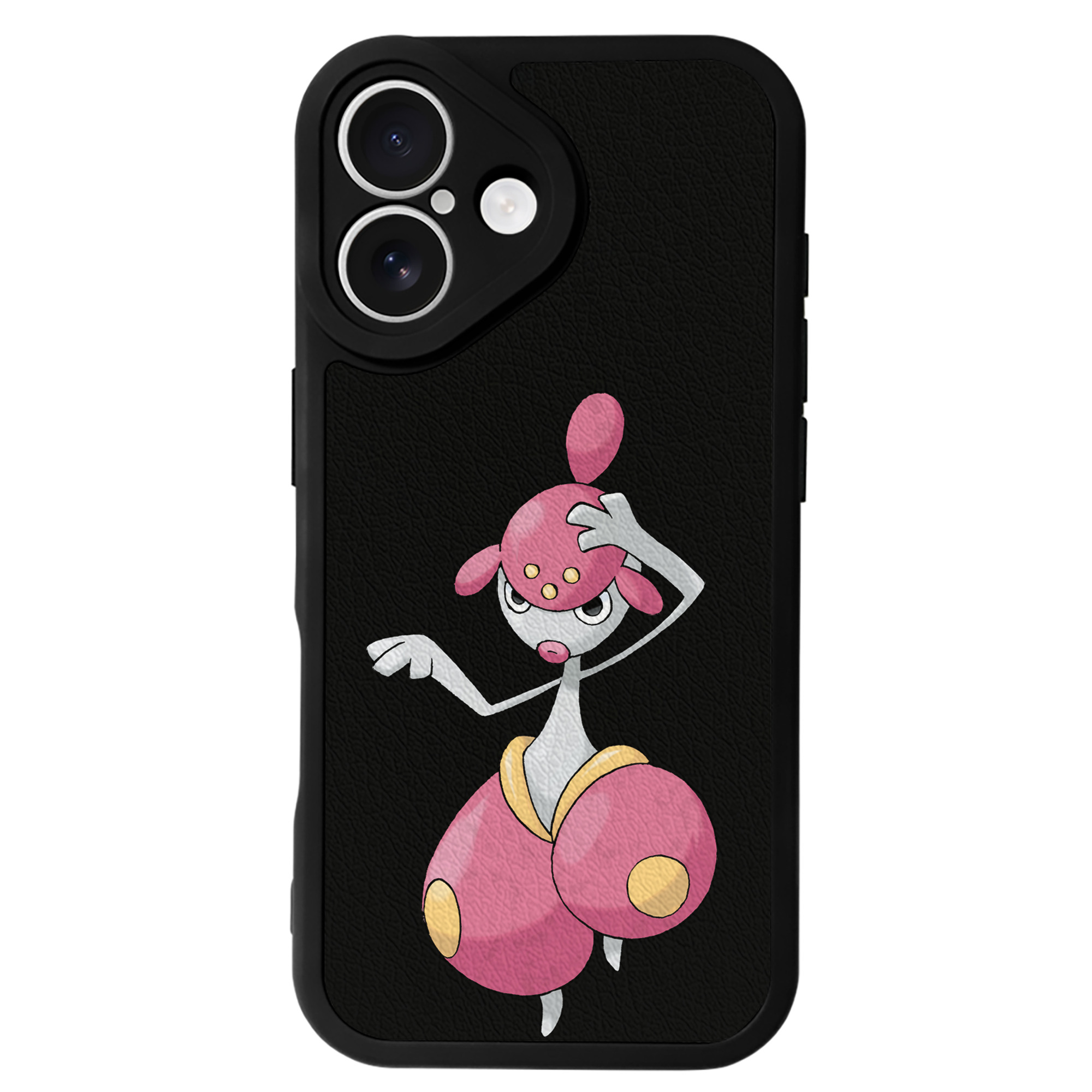 （画像用） ポケットモンスター Pokémon 【iPhone 16シリーズ対応】シリコンスマホケース（レザー調） 材質：シリコン